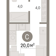 Квартира 20 м², студия - изображение 3