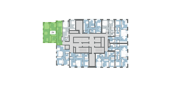 Квартира 86 м², 2-комнатная - изображение 2
