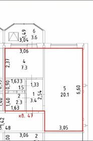 Квартира 36,7 м², 1-комнатная - изображение 1