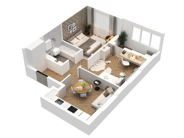 Квартира 53,5 м², 2-комнатная - изображение 2