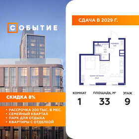 Квартира 33 м², студия - изображение 1