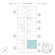 Квартира 47,1 м², 2-комнатная - изображение 2