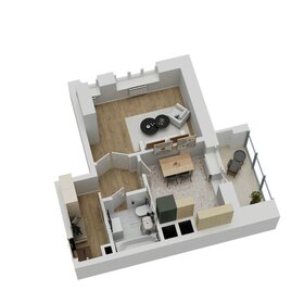 Квартира 38,1 м², 1-комнатная - изображение 3