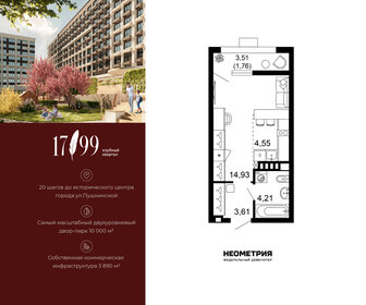 Квартира 29,1 м², 1-комнатная - изображение 1