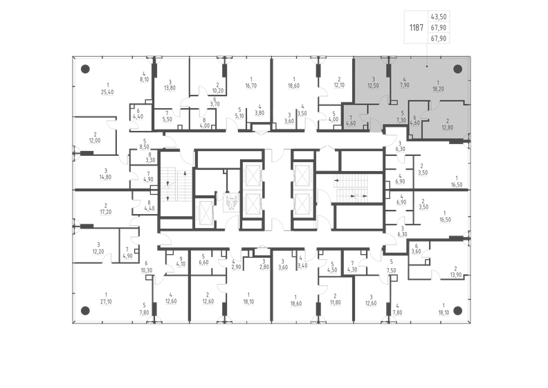 59,9 м², 2-комнатная квартира 83 237 040 ₽ - изображение 20