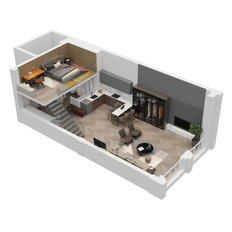 Квартира 71,7 м², 1-комнатная - изображение 3