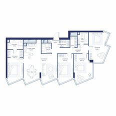 Квартира 139,3 м², 4-комнатная - изображение 2