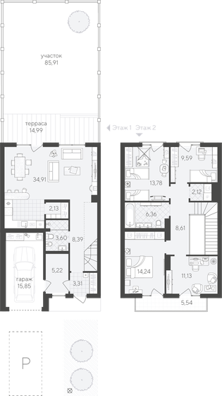 115,3 м², 4-комнатная квартира 16 500 000 ₽ - изображение 97