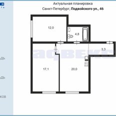 Квартира 57,2 м², 2-комнатная - изображение 2
