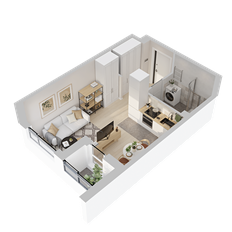 Квартира 25,8 м², студия - изображение 5