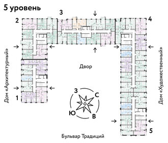 Квартира 49,3 м², 1-комнатная - изображение 2