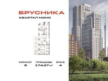 Квартира 174,3 м², 3-комнатная - изображение 1