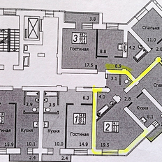 Квартира 55,9 м², 2-комнатная - изображение 1