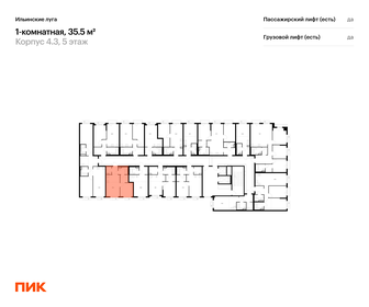 Квартира 35,5 м², 1-комнатная - изображение 2
