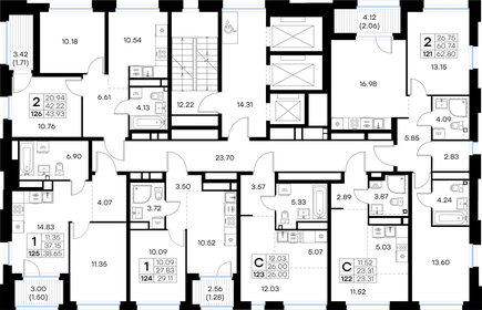 Квартира 62,8 м², 2-комнатная - изображение 2