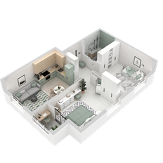 Квартира 55,4 м², 2-комнатная - изображение 5