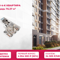 Квартира 76,4 м², студия - изображение 4
