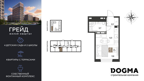 Квартира 20,7 м², студия - изображение 1