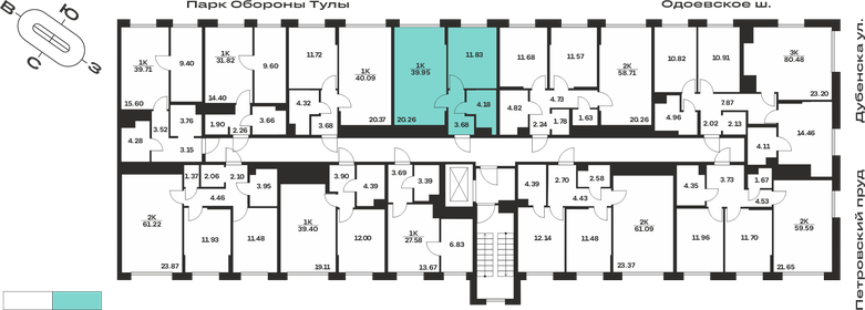 Квартира 40 м², 1-комнатная - изображение 2