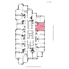 Квартира 35,4 м², 1-комнатная - изображение 2