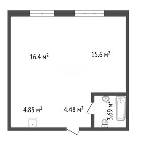 Квартира 44,6 м², 2-комнатная - изображение 1