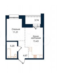 Квартира 40 м², 1-комнатная - изображение 1
