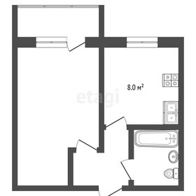 Квартира 35,4 м², 1-комнатная - изображение 1