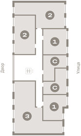 Квартира 64,9 м², 2-комнатная - изображение 2
