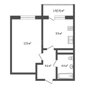 Квартира 40 м², 1-комнатная - изображение 2