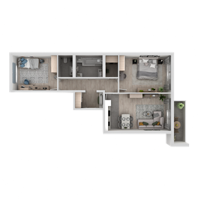 Квартира 60,3 м², 2-комнатная - изображение 3