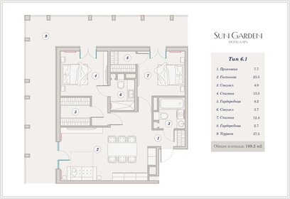 Квартира 75,2 м², 3-комнатные - изображение 1