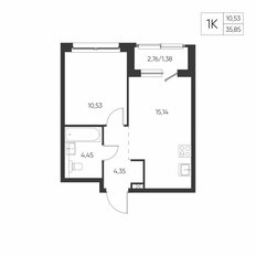 Квартира 35,9 м², 1-комнатная - изображение 2