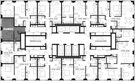 Квартира 27,5 м², студия - изображение 3