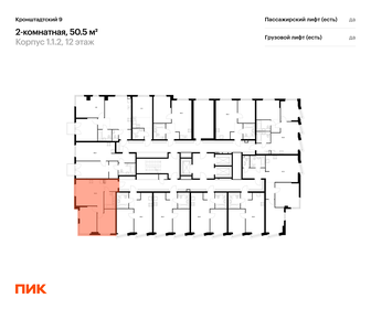 Квартира 50,5 м², 2-комнатная - изображение 2