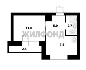 Квартира 26,2 м², 1-комнатная - изображение 1