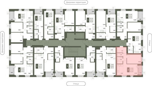 Квартира 42,6 м², 2-комнатная - изображение 2