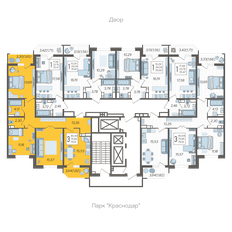 Квартира 79,1 м², 3-комнатная - изображение 2