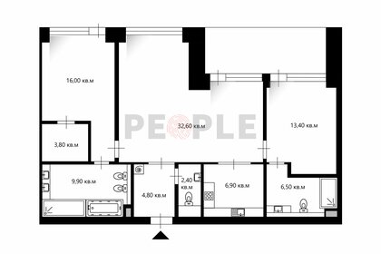 Квартира 95,9 м², 3-комнатная - изображение 1