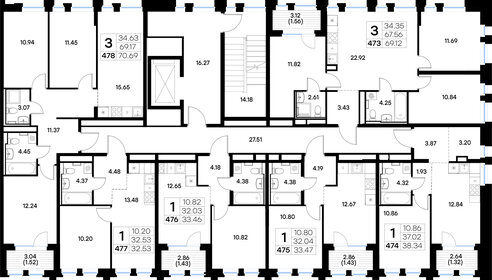 Квартира 33,5 м², 1-комнатная - изображение 2