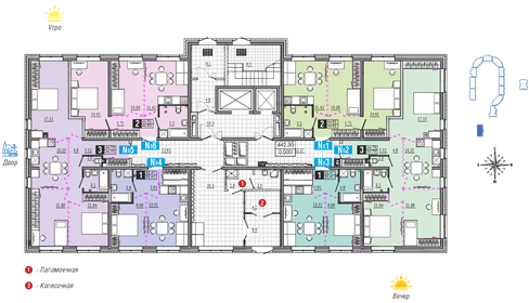 Квартира 64,8 м², 3-комнатная - изображение 2