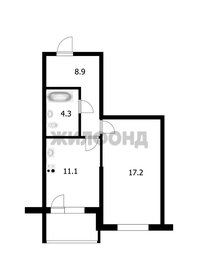 Квартира 41,5 м², 1-комнатная - изображение 1
