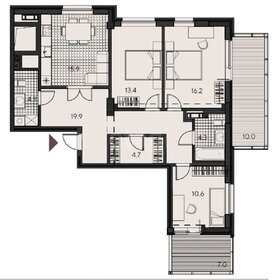 Квартира 106 м², 3-комнатная - изображение 1