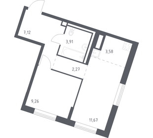 Квартира 37,8 м², 1-комнатная - изображение 1