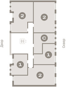 Квартира 58,4 м², 2-комнатная - изображение 2