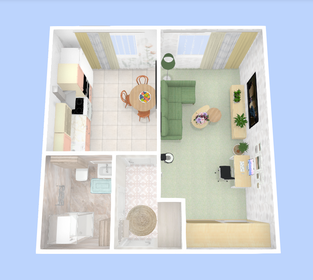 Квартира 34,2 м², 1-комнатная - изображение 3