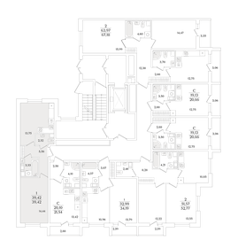 Квартира 39,4 м², 1-комнатная - изображение 2