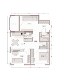 Квартира 65,2 м², 3-комнатная - изображение 3