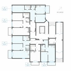 Квартира 54,4 м², 2-комнатная - изображение 2
