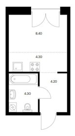 Квартира 21,2 м², студия - изображение 1