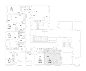 Квартира 29,9 м², 1-комнатная - изображение 2